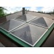 Polycarbonate pyramid skylight